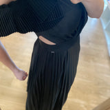 Robe plissée - Noire - IKKS WOMEN