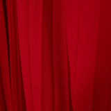 Robe plissée drapée à la taille - Rouge carmin - I.Code