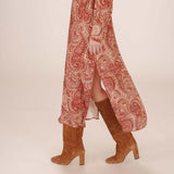 Robe longue bohème Source - Terracotta - GRACE & MILA