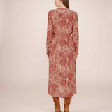 Robe longue bohème Source - Terracotta - GRACE & MILA