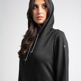 Robe sweat Teana en molleton - Noir - Sun Valley femme
