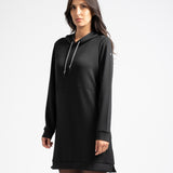 Robe sweat Teana en molleton - Noir - Sun Valley femme