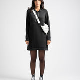 Robe sweat Teana en molleton - Noir - Sun Valley femme