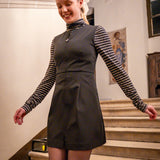 Robe zippée - Noire - IKKS WOMEN