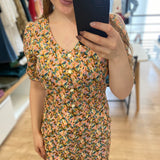 Robe imprimée - Saumon - I.Code
