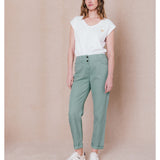 Pantalon slouchy Rose - Feuille - C'EST BEAU LA VIE !