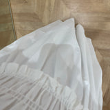 Robe longue bustier bas brodé Rosebella - Blanche - GRACE & MILA
