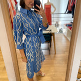 Robe Clea - Bleu - SUNCOO
