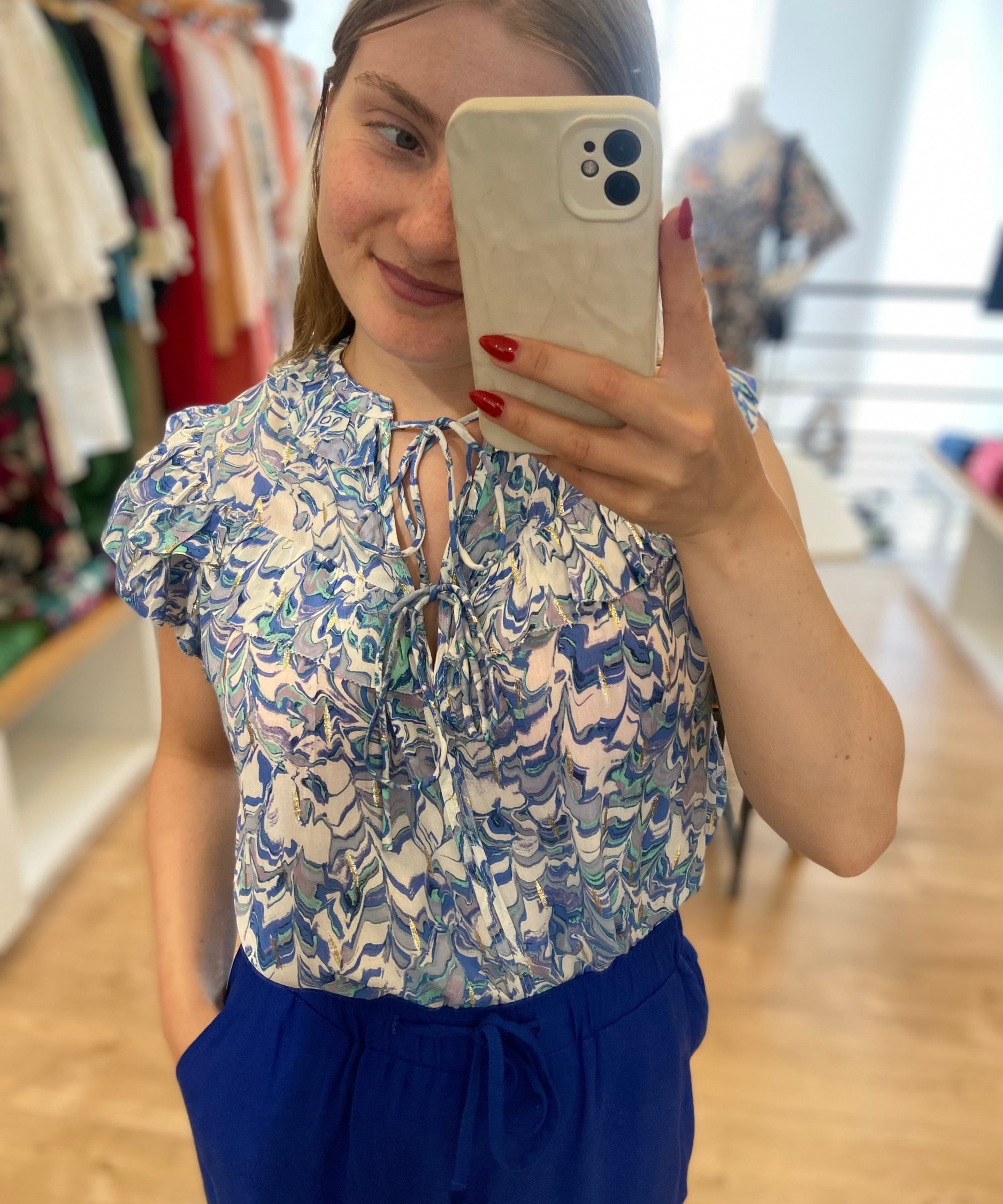 Blouse Lassie - Bleu - SUNCOO
