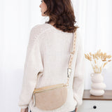 Two-material belt bag with 2 shoulder straps - LORA