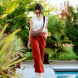 Pull doré sans manches tricot lurex - Ecru - I.Code