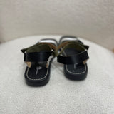 Sandales plates - kaki - Vanessa Wu