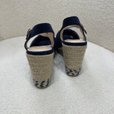 Georgina Wedges - Navy - VANESSA WU