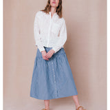Chemise en broderie anglaise Seraphine - Ecru - C'EST BEAU LA VIE !