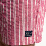 Short de bain rayés Reefway - Dusty Plum - PETROL INDUSTRIES HOMME