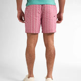 Short de bain rayés Reefway - Dusty Plum - PETROL INDUSTRIES HOMME