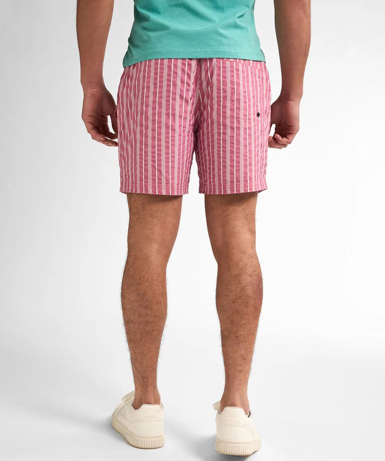 Short de bain rayés Reefway - Dusty Plum - PETROL INDUSTRIES HOMME