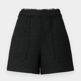 Short chic à franges Viblanca - Noir - VILA