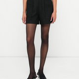 Short chic à franges Viblanca - Noir - VILA