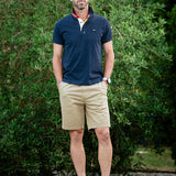 Short chino avec cordon de serrage Parrot - Cappucino - PETROL INDUSTRIES HOMME