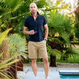 Short chino avec cordon de serrage Parrot - Cappucino - PETROL INDUSTRIES HOMME