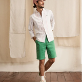 Short chino Saulieu - Vert - FAGUO HOMME