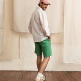 Short chino Saulieu - Vert - FAGUO HOMME