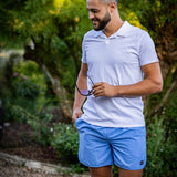Polo l'Essentiel coton bio flamme - Blanc - IKKS Men