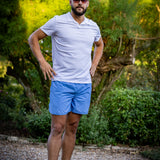 Short de bain uni Pebbleway - Cool Blue - PETROL INDUSTRIES HOMME