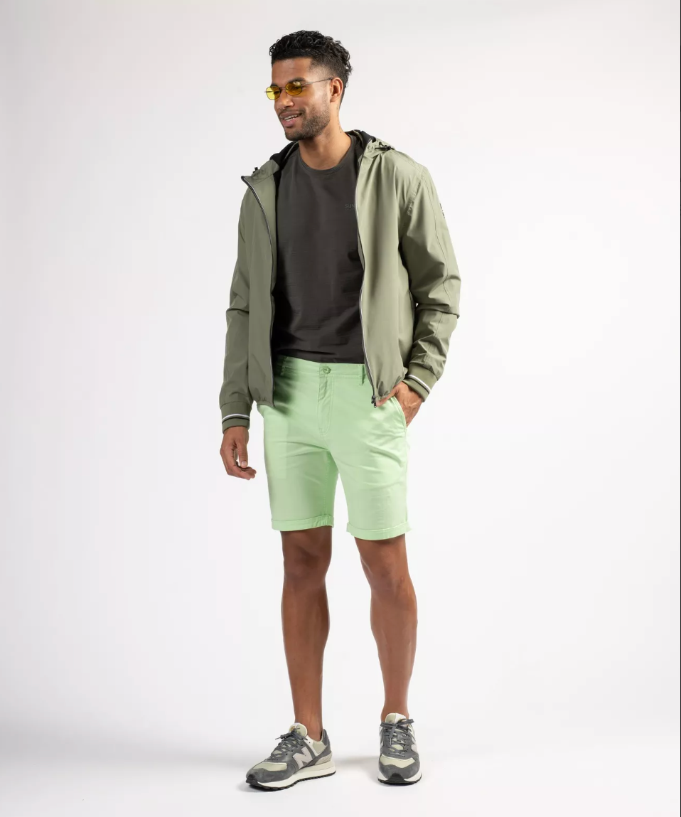 Short chino homme Mahant - Vert d'eau - Sun Valley homme