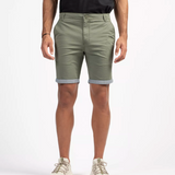 Short chino à motifs homme Merapi - Olive - Sun Valley homme