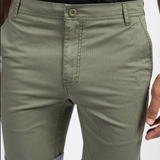 Short chino à motifs homme Merapi - Olive - Sun Valley homme