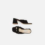 Mules - noires - Fabienne Chapot