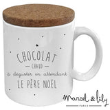 Mug "Recette secrète du chocolat chaud de Noël" - Marcel&Lily