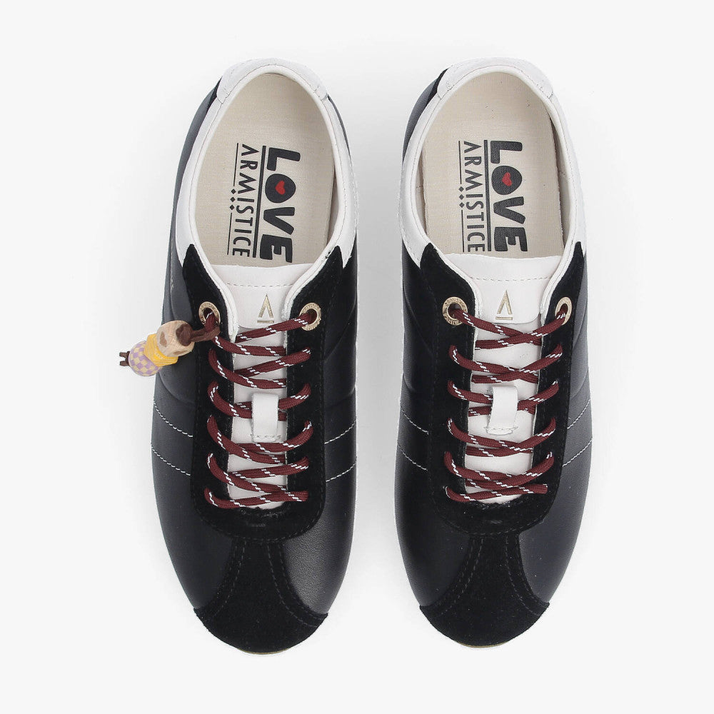 Baskets EVE SNEAKER W ARMISTICE noires – vue de dessus