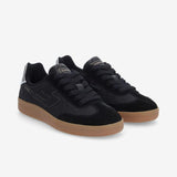 Sneakers effet daim rétro Sheffield - Noire - SCHMOOVE WOMEN