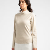 Pull col roulé Delima - Sable - Sun Valley Femme