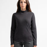 Sous-pull Delima col roulé - Gris Foncé chiné - Sun Valley femme