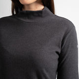 Sous-pull Delima col roulé - Gris Foncé chiné - Sun Valley femme