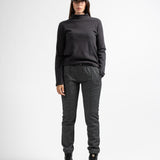 Sous-pull Delima col roulé - Gris Foncé chiné - Sun Valley femme