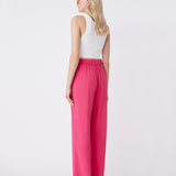 Pantalon large taille haute Juan - Fuchsia - SUNCOO
