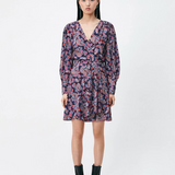 Robe courte fluide imprimé cachemire Celyne - - SUNCOO