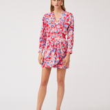 Robe courte imprimé camouflage Carmen - Fuschia - Suncoo