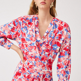 Robe courte imprimé camouflage Carmen - Fuschia - Suncoo