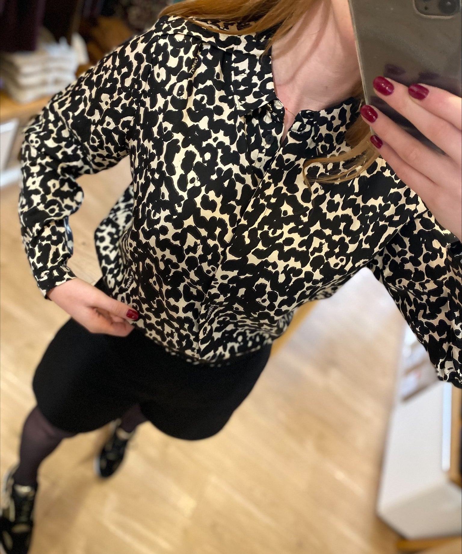 Blouse Sunrise - Noir et blanc - FABIENNE CHAPOT
