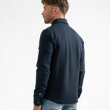 Surchemise Eymur en maille - Marine foncé - Sun Valley homme