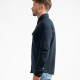 Surchemise Eymur en maille - Marine foncé - Sun Valley homme