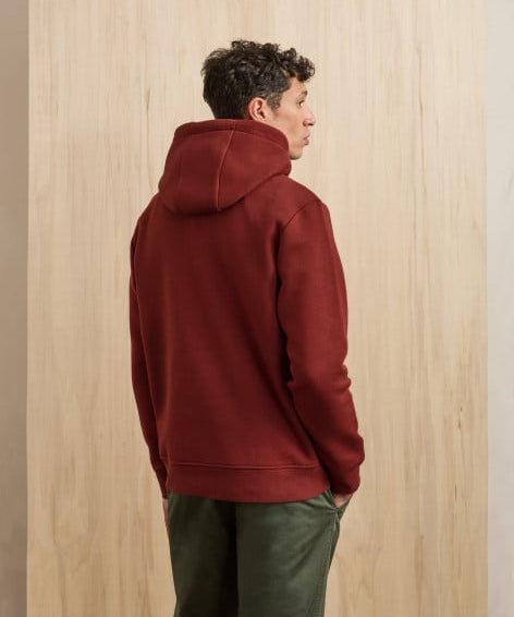 Sweat à capuche Dirac - Bordeaux - FAGUO HOMME
