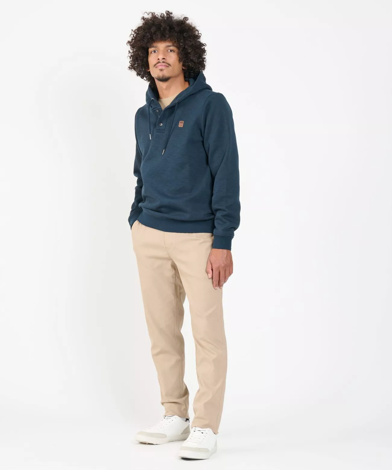 Sweat à capuche likva - Marine foncé - SUN VALLEY HOMME