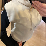 Sweat à capuche sans manches Dybrow - Beige clair - SUN VALLEY FEMME